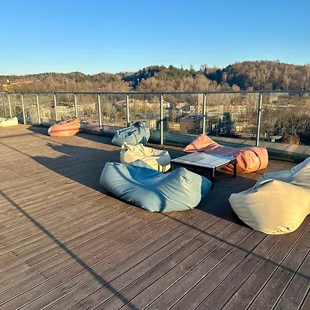 City Center Panoramic Penthouse With Rooftop Terrace - Self Check-In Vilnius Exterior photo