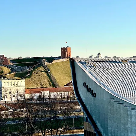 City Center Panoramic Penthouse With Rooftop Terrace - Self Check-In Vilnius Exterior photo